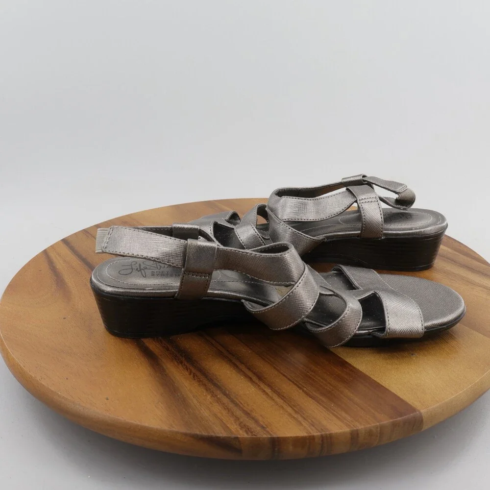 Women Life Stride Sandal Gray Size 8 - Picture 5 of 10